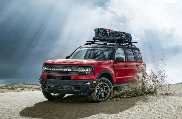 2021 Red Ford Bronco Sport