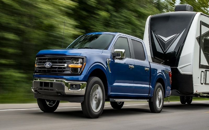 2025 Blue Ford F-150