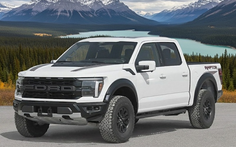 2025 White Ford F-150 Raptor